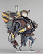 felix ip。蟻速畫行: CG Robot Art by ddjimenez