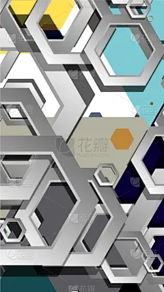 几何形状,六边形,抽象,冷,背景,商务,计划书,传单,网络空间,壁纸