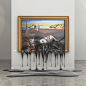 Famous Painting Disappearing by Alper Dostal