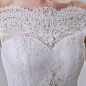 Ladies remember word shoulder wedding dress 2014 new lace tutu princess bride wedding large tail was thin