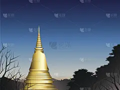 森林深处的宝塔