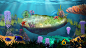 unity2D海底场景 2D Under Water Pack,2D游戏场景图片,2D游戏素材,6m5m游戏素材