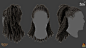 Baldur's Gate 3, Andreea Scubli : These are some of the hairstyles I worked on for Baldur's Gate 3, while I was at Airship Images. I absolutely loved this project! Shadowheart's hair (5th image) was created in collaboration with Miguel Pescador and Hywel 