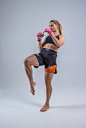 girl fighter action pose-752