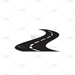 路,黑色,白色背景,图标,旅途,沥青,交通,迅速,弯曲,行动