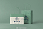 雾茶山庄茶文化茶叶logo设计及品牌VI设计-浩克白 #logo设计享#