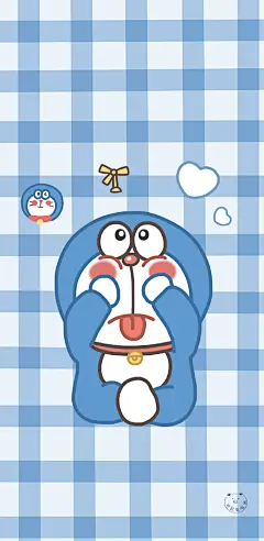 敲可爱的蓝胖子 ​​​​
卡通 手机壁纸 cr：软绵绵猪