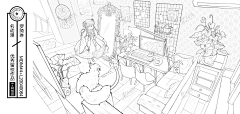 TiantianSKy7x丶采集到线稿