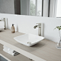 VIGO Niko Bathroom Vessel Faucet in PVD Brushed Nickel