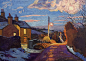 Winters+Moon+25x35cm+Oils