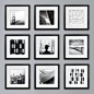 (Set of 9) 8&#;34 x 8&#;34 Matted Set Black - Made By Design&#;8482 : Free shipping on orders of $35+ from Target. Read reviews and buy (Set of 9) 8&#34; x Matted Black - Made By Design&#8482; at Target. Get it today with Same Day Deli