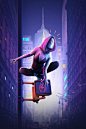 其中包括图片：Gwen into the Spider-Verse by Laura Escobar