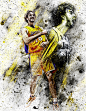 https://www.behance.net/gallery/19394637/NBA-Italian-Magazine-LA-Lakers-Artwork