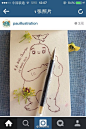 #Zo分享# pics from Instagram  pauillustration 速写就是拿个小本随身带随手画，看到什么画什么，画到一定量的积累再动动脑多看看多想想就能转化成自己的作品了
