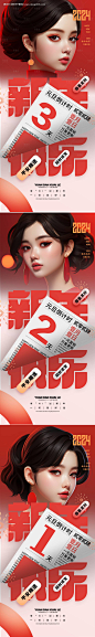 源文件下载【医美新年倒计时海报】编号：20231224140519806