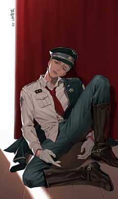 兔头小红帽采集到男全身