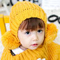 2012新款m0194韩版男女儿童帽子宝宝帽护耳帽