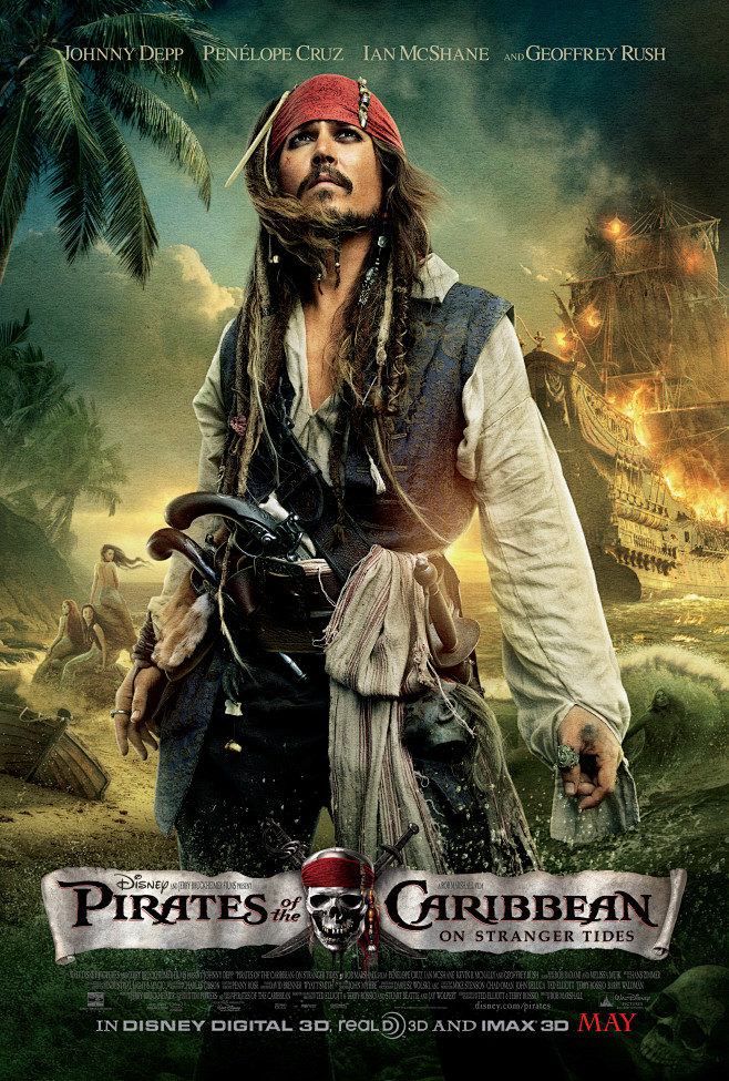 加勒比海盗4：惊涛怪浪 Pirates ...