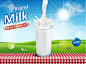 牛奶玻璃飞溅孤立散景——食物对象Milk Glass with Splash Isolated on Bokeh - Food Objects3 d、广告、广告、动物、背景,旗帜,散景,牛,奶油、乳制品、设计、饮料,农场,健身,食品,健康,图标,说明,标签,商标,牛奶,牛奶溅,自然,营养,产品,蛋白质,飞溅,夏天,模板,矢量 3d, ad, advertising, animal, background, banner, bokeh, cow, cream, dairy, design, drink, f