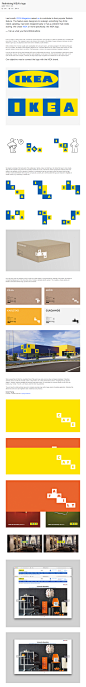 Rethinking IKEA's logo on Behance