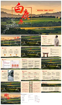 读书分享白鹿原文学阅读教师教学课件