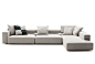 Sofa: ANDY - Collection: B&B Italia - Design: Paolo Piva: 