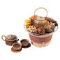 围炉煮茶玉米红薯
