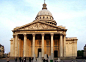 1757年设计的巴黎万神殿(Panthéon)，可以说是法国新古典主义建筑的开端