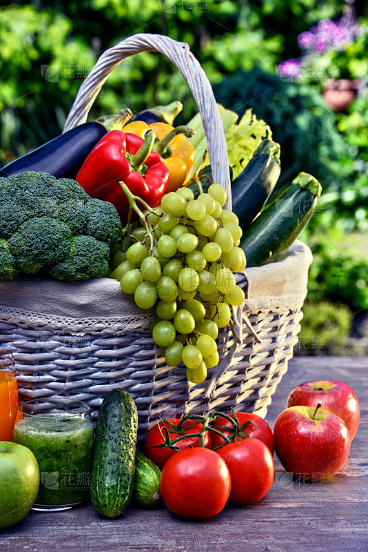蔬菜,清新,菜园,多样,水果,有机食品,...