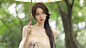 古风美女长发 伞 护眼 桌面壁纸