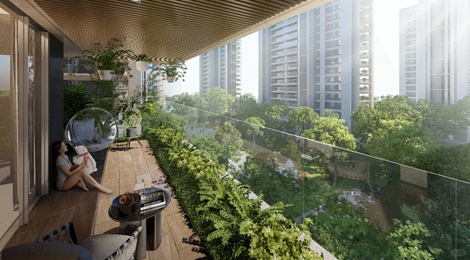 住宅设计 | 四代空墅·空中花园·精致立面-花瓣网