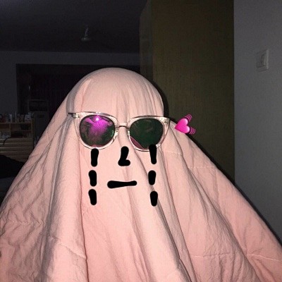 蒙头戴眼镜的沙雕头像