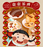 “小孩小孩你别馋，过了腊八就是年。 ” 乐乐茶x@沈大成食品 【八宝鼠软包】，乐茶君的巧克力色小老鼠吃了满满肚子的腊八粥，眼巴巴的开始等待新年啦。除了腊八小鼠另外还有3⃣️款新品上新：「八宝鼠软包」「八宝饭枕头吐司」「经典纹理手工吐司」「奶酥纹理手工吐司」#乐茶君实验室#