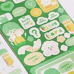 官方直售 信的恋人闪膜咕卡贴纸《幻想学院》镭射DIY手帐拼贴素材-淘宝网
