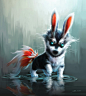 2D Art Jia Xing Yap Fluffy Pup