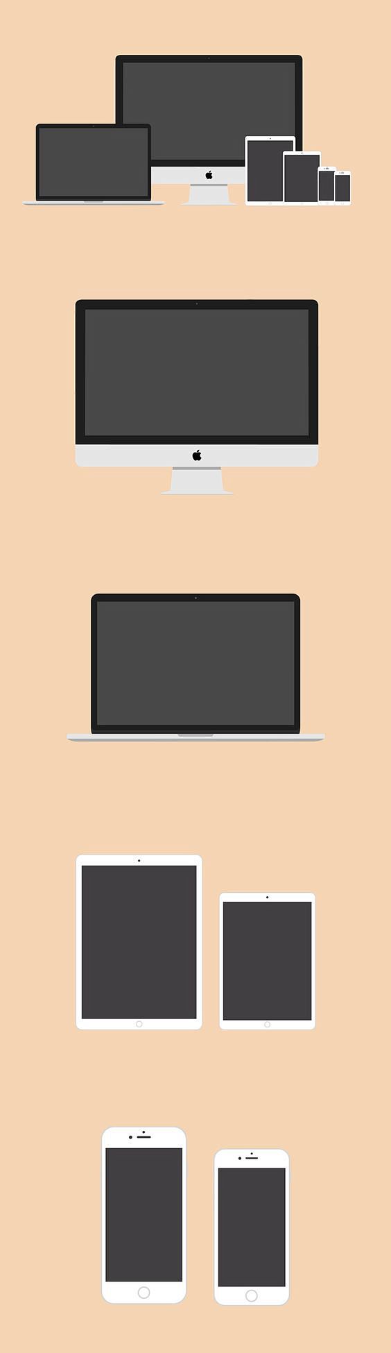 Flat Apple Devices M...