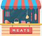 卖肉的小商店 香肠 元素 免抠png 设计图片 免费下载 页面网页 平面电商 创意素材