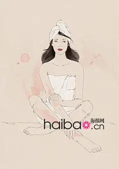 【图】轻盈美好如夏夜微风！澳大利亚插画家Emma Leonard作品赏，淡彩水墨勾勒时髦女郎，带来清新唯美印象_第8页_插画_海报时尚网 #采集大赛#