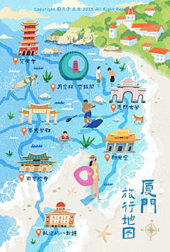 --木木-采集到手绘地图