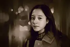 CG 插画 人物 人像 写实 练习