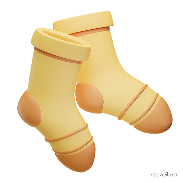 袜子3D Sock Illustrati...