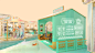 路演美陈 : A moodboard by 火 与白 on Behance
