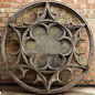 gothic window grill --- A Cast Iron Gothic Window: 