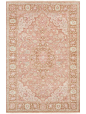 Sweet Eve Rug, Carnation : Our Sweet Eve Rug is warm and inviting with it's pretty faded florals and traditional design. It adds a gorgeous vintage vibe to your space. 