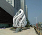 台州万达广场雕塑"海洋之花"_脾气网