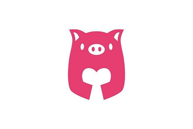 logos：憨猪降临！一组非常可爱有趣的猪猪元素标志设计-今日头条