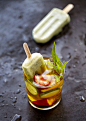 Cucumber, Apple, Mint & Lime Pops with Pimms Cocktails