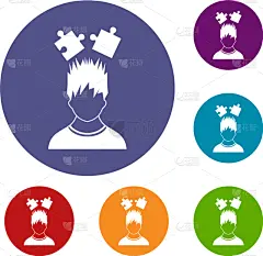 男人,谜题游戏,计算机图标,舞台,人的头部,红色,部分,男商人,覆盖,收集