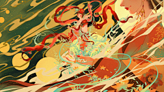 桃子子~采集到木兆子小插画分享~