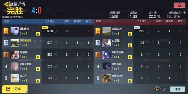 结算界面【使命召唤手游】——更多精彩，关...